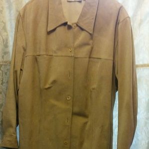 Vintage Suede Shirt/Jacket by Elisabeth